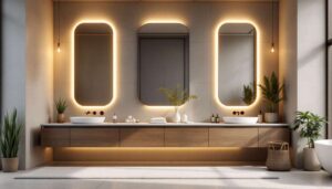 Pas de fenêtre dans votre salle de bain ? Voici 7 idées pour gagner en lumière