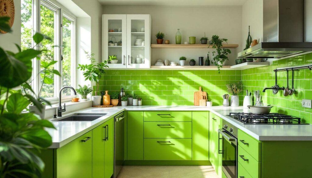 Cuisines : adieu le noir, le blanc et le bois, cette couleur inattendue s’impose partout en 2026