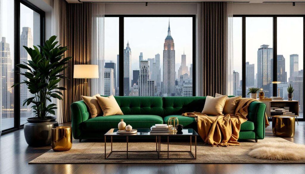 Fini le canapé beige en tissu bouclette : en 2026, il est remplacé par cette couleur et finition ultra tendances