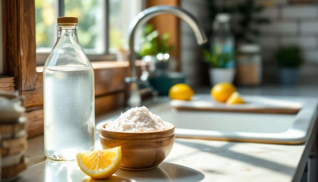 Marre des traces de calcaire : le vinaigre seul ne suffit pas, ajoutez cet ingrédient pour doubler l'effet