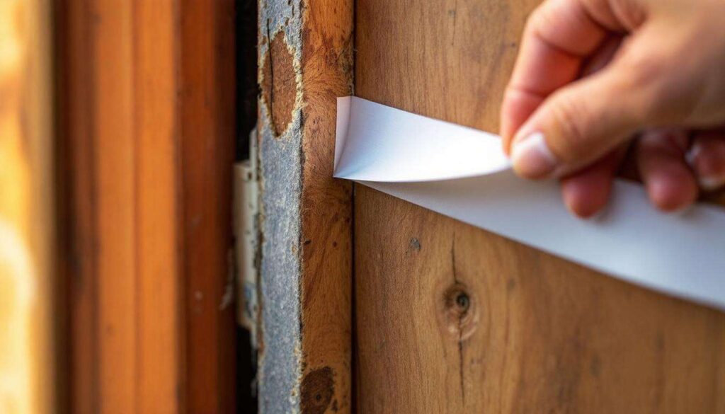 Porte d'entrée mal isolée : ce ruban à 10 € coupe les courants d'air mieux qu'un nouveau joint