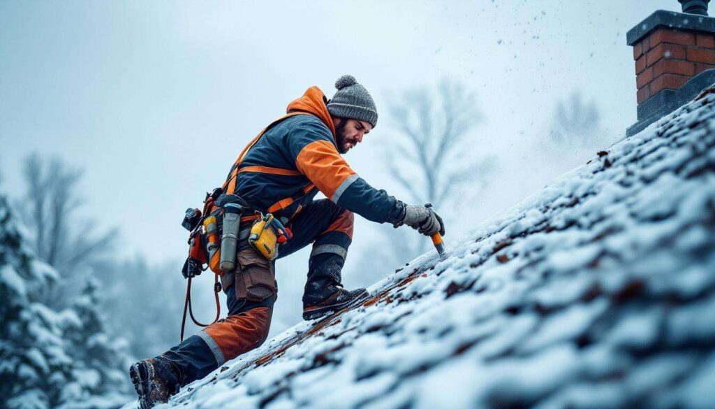 Fuite de toiture en hiver : le réflexe d'urgence des couvreurs avant l'arrivée du dégel