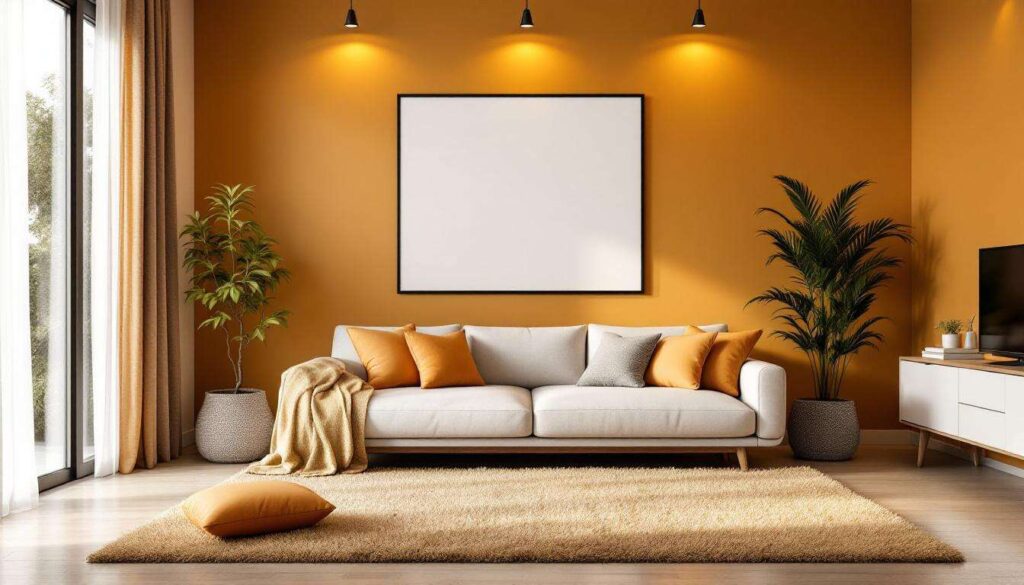 Couleur de l'année 2026 : cette teinte ambrée transforme n'importe quel salon selon les designers