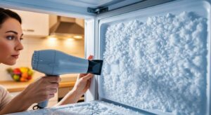Congélateur givré : l&rsquo;astuce imparable pour un appareil propre sans le débrancher des heures